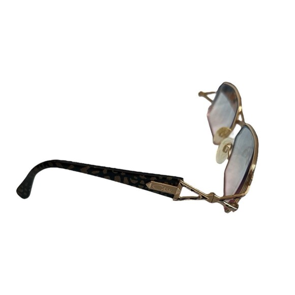 Cazal Vintage Eyeglasses NOS Mod. 286 Col 641  Gold Silver Brown FRAMES READ - Picture 5 of 8
